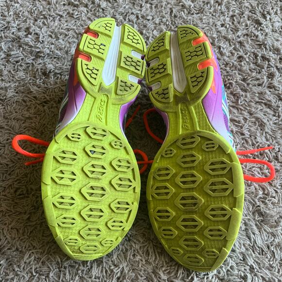 Asics Women's Gel-Frantic Blue / Purple / Orange Athletic Shoes Size 6.5 - Picture 5 of 7